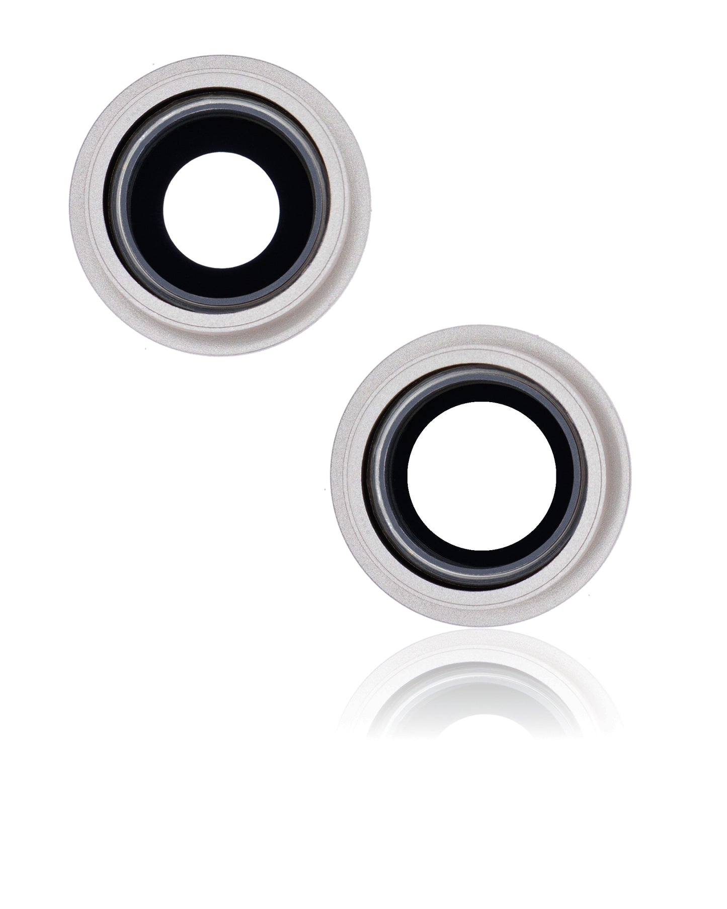 Back Camera Lens With Bracket & Bezel For iPhone 13 / 13 Mini ( 2 Piece) (Aftermarket Plus) (Starlight)