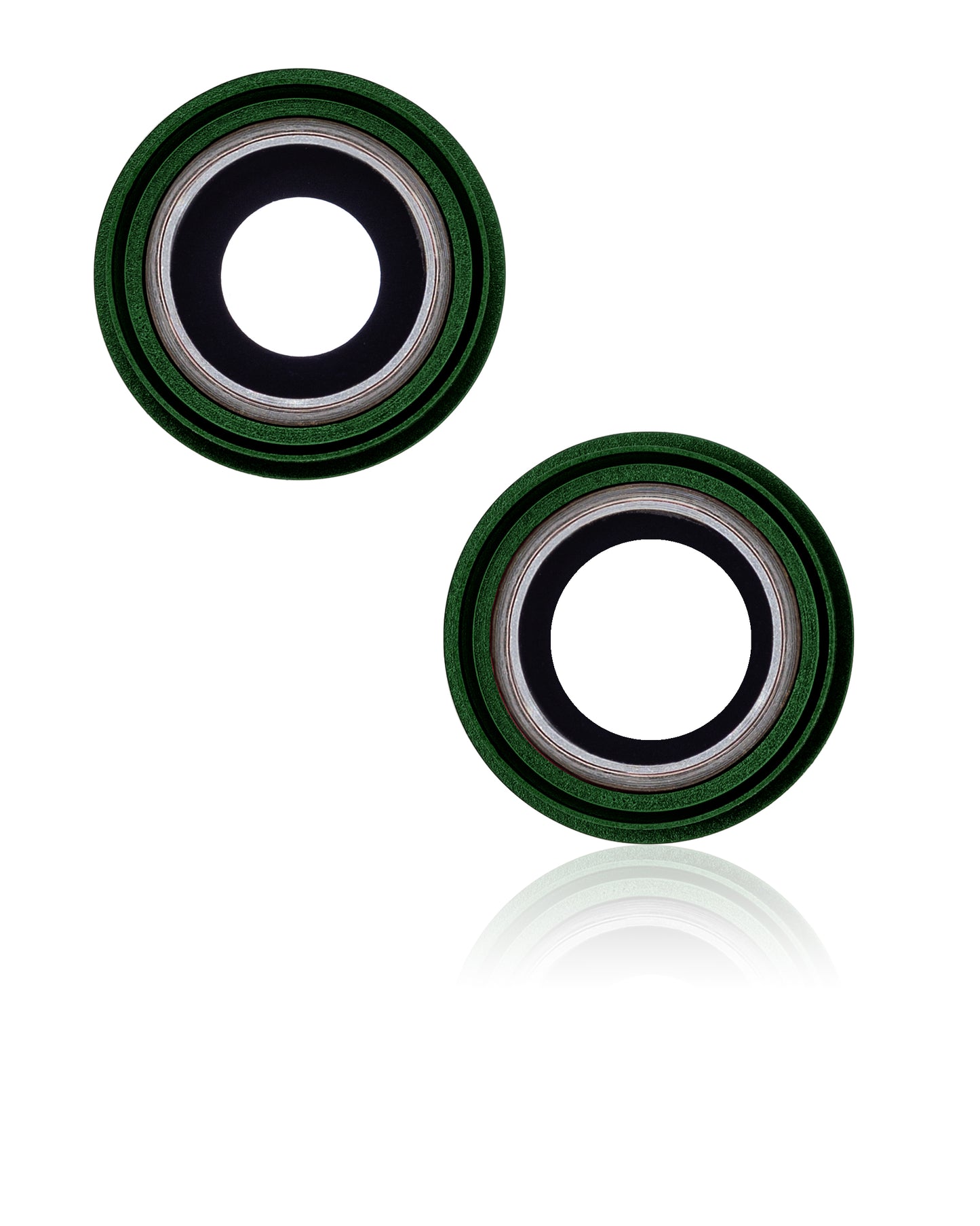 Back Camera Lens With Bracket & Bezel For iPhone 13 / 13 Mini ( 2 Piece) (Aftermarket Plus) (Green)