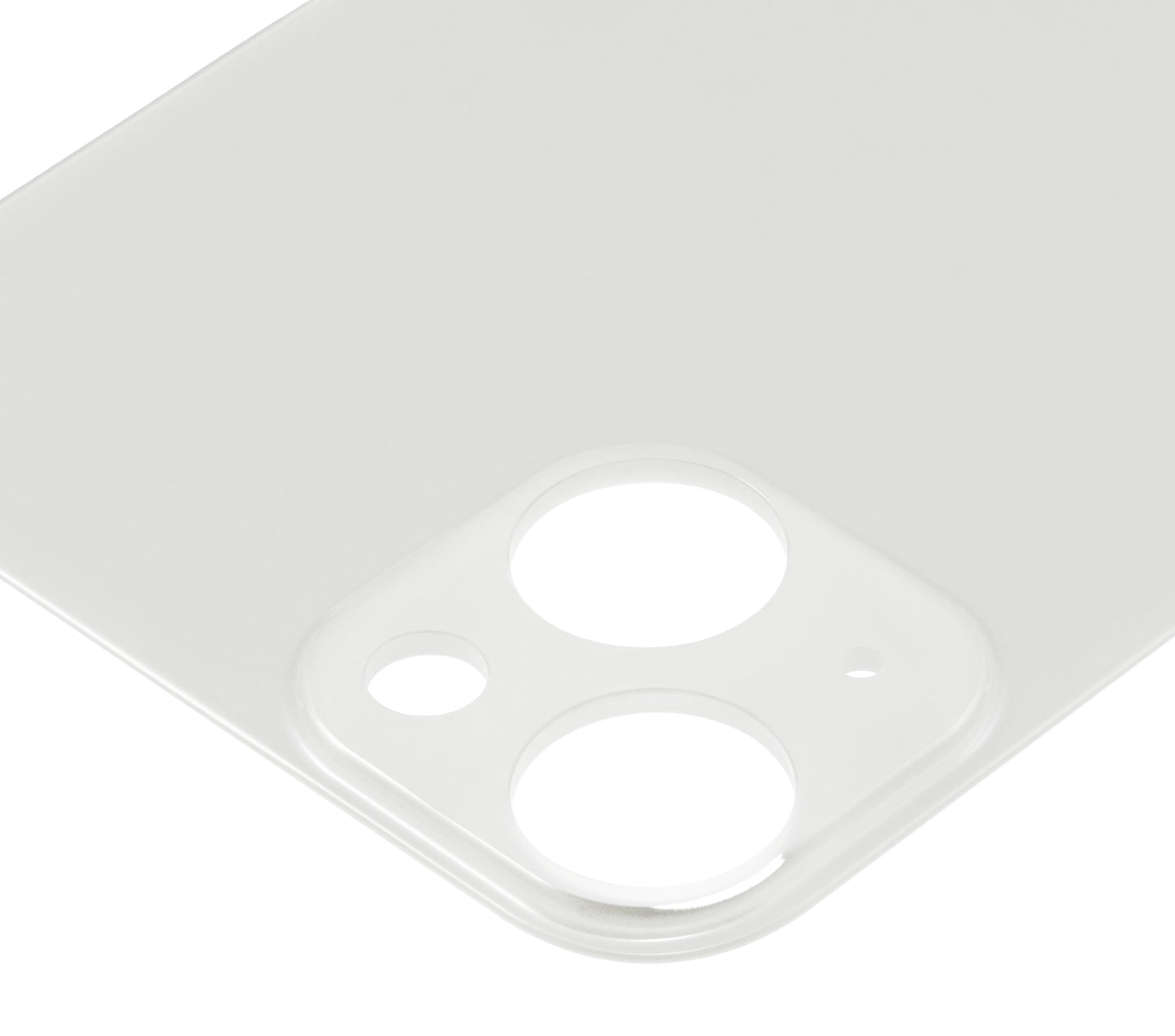 Back Glass With 3M Adhesive For iPhone 13 (No Logo / Large Camera Hole) (Starlight)