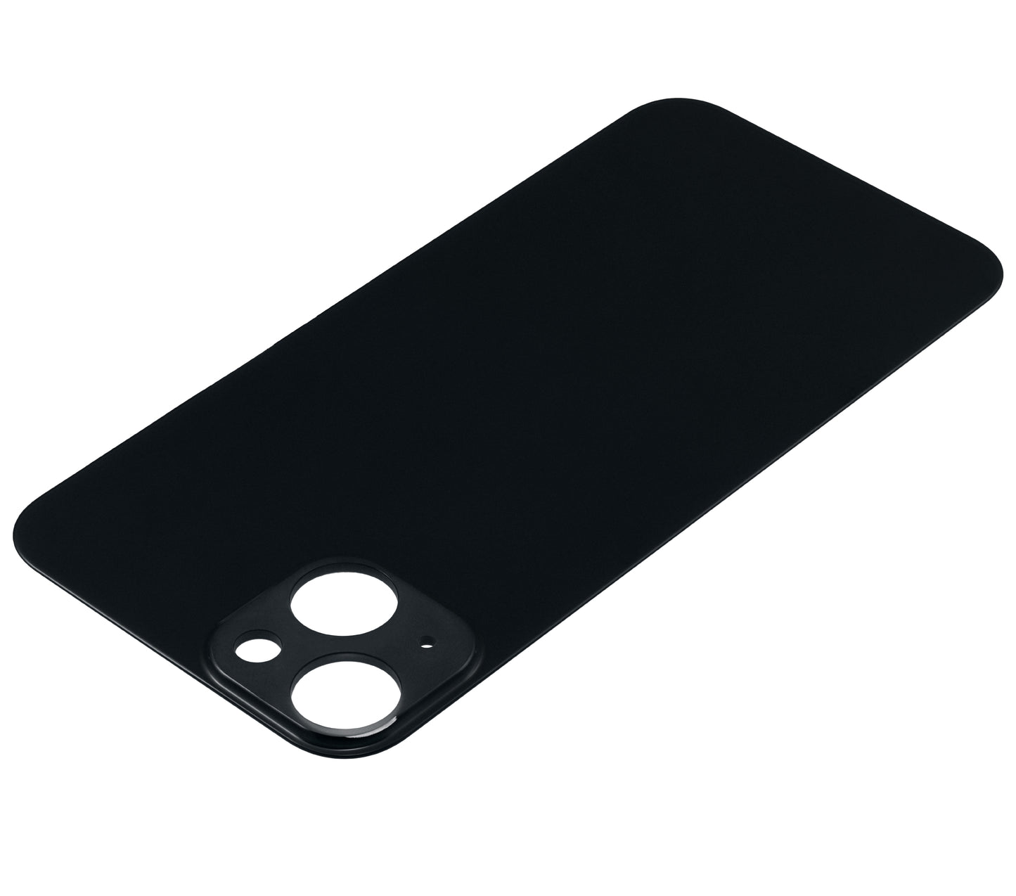 Back Glass With 3M Adhesive For iPhone 13 (No Logo / Large Camera Hole) (Midnight)