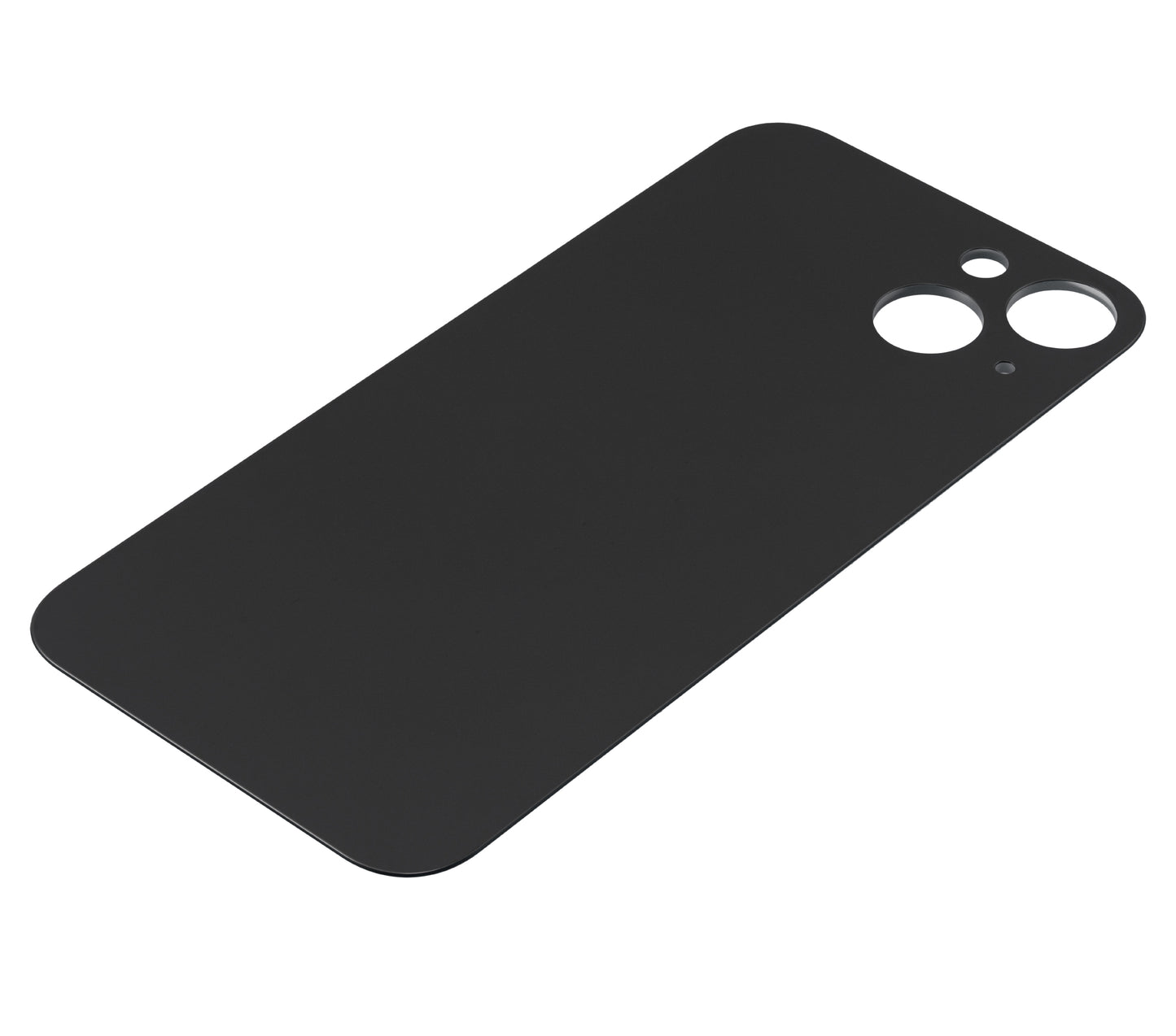 Back Glass With 3M Adhesive For iPhone 13 (No Logo / Large Camera Hole) (Midnight)