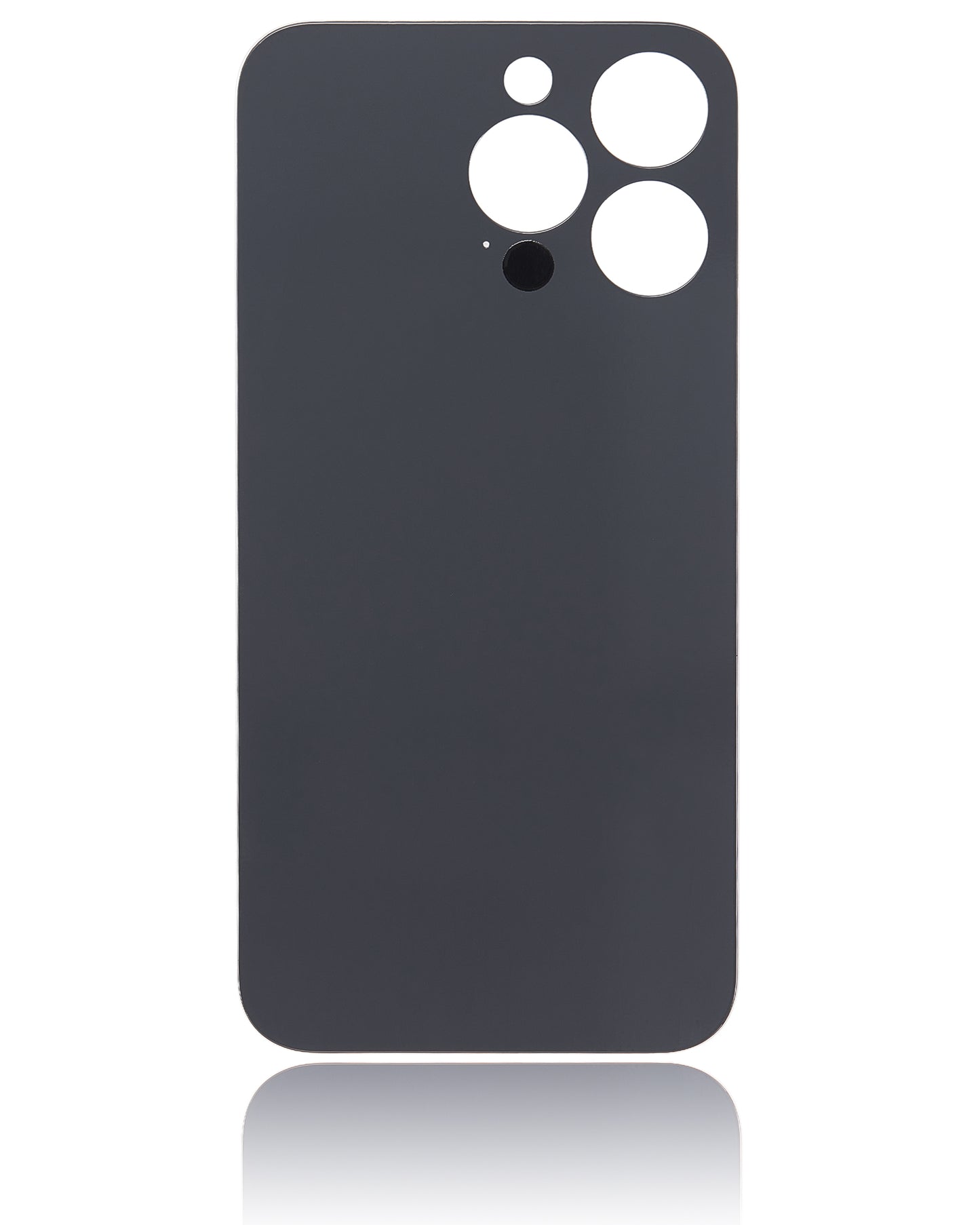 Back Glass With 3M Adhesive For iPhone 13 Pro (No Logo / Large Camera Hole) (Graphite)
