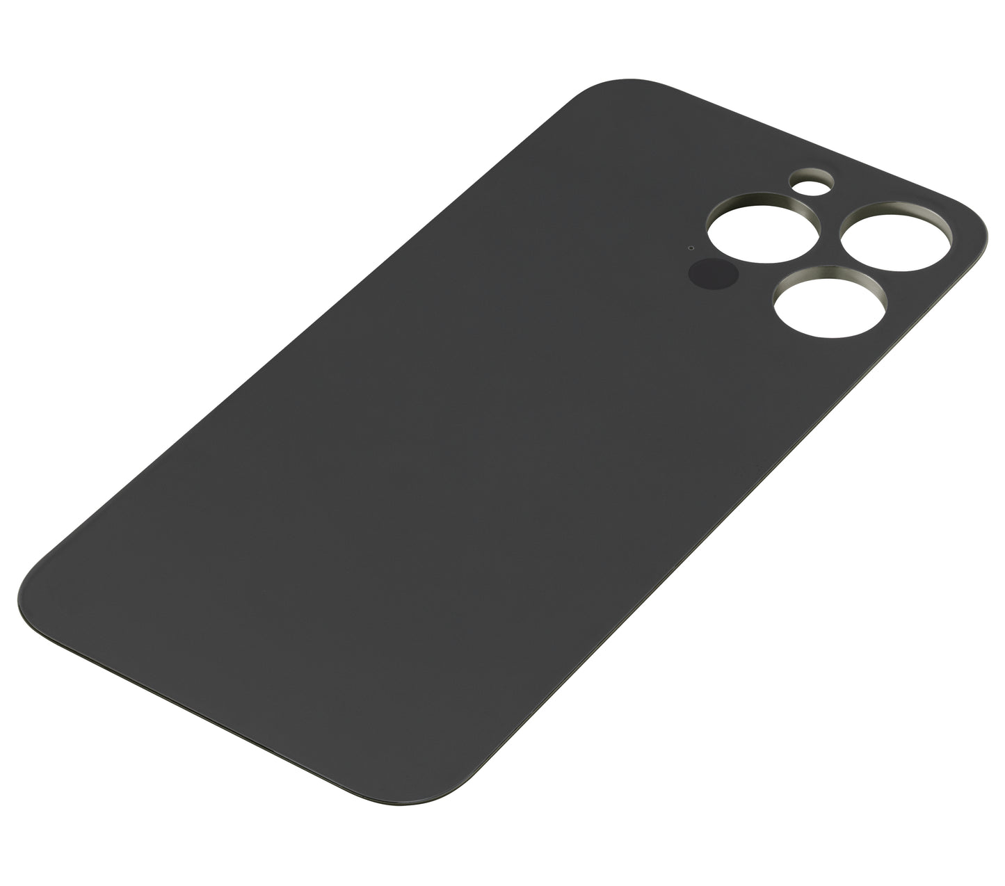 Back Glass With 3M Adhesive For iPhone 13 Pro (No Logo / Large Camera Hole) (Graphite)