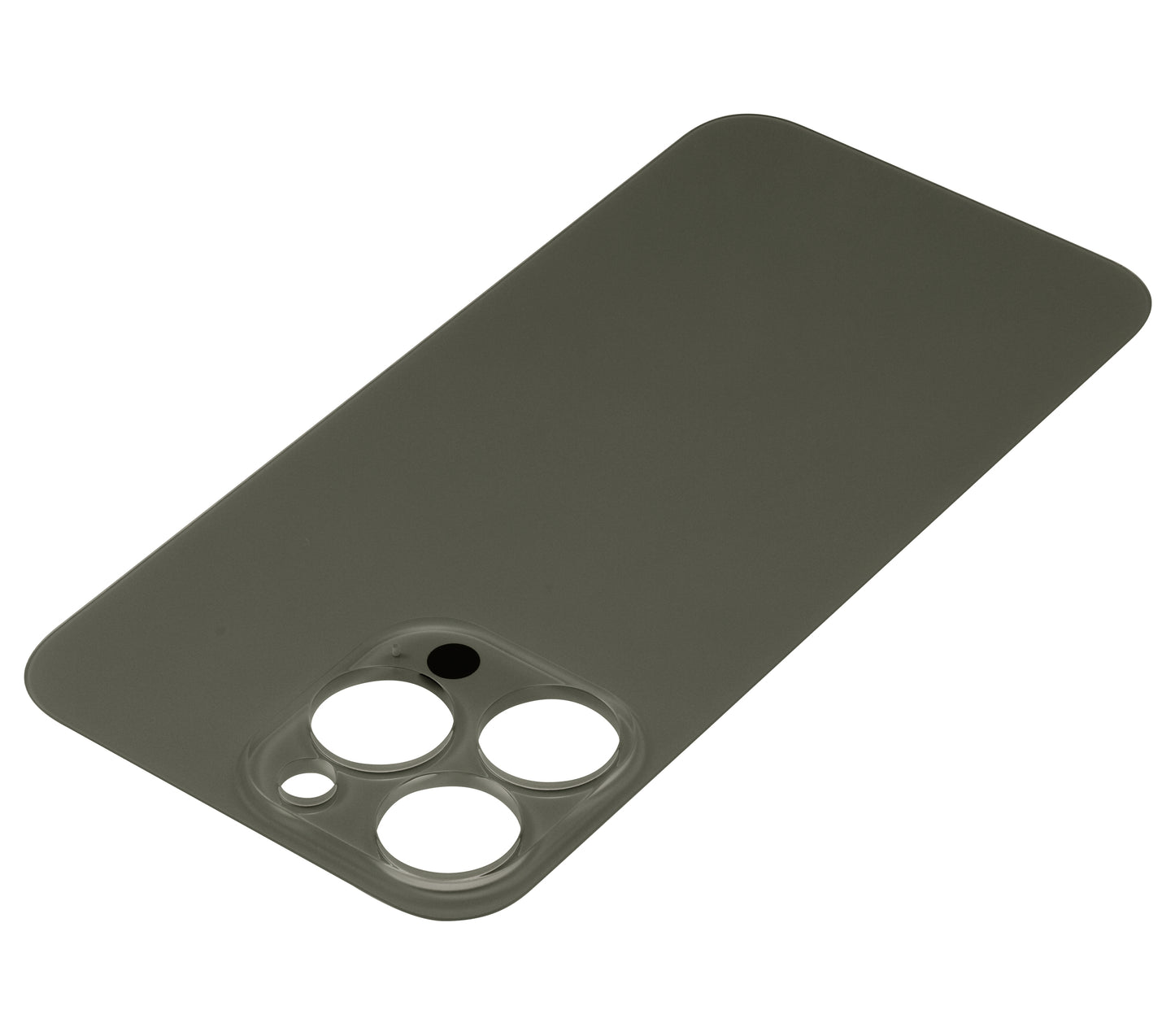 Back Glass With 3M Adhesive For iPhone 13 Pro (No Logo / Large Camera Hole) (Graphite)