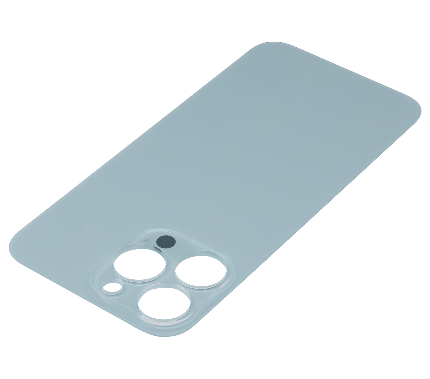 Back Glass With 3M Adhesive For iPhone 13 Pro (No Logo / Large Camera Hole) (Sierra Blue)