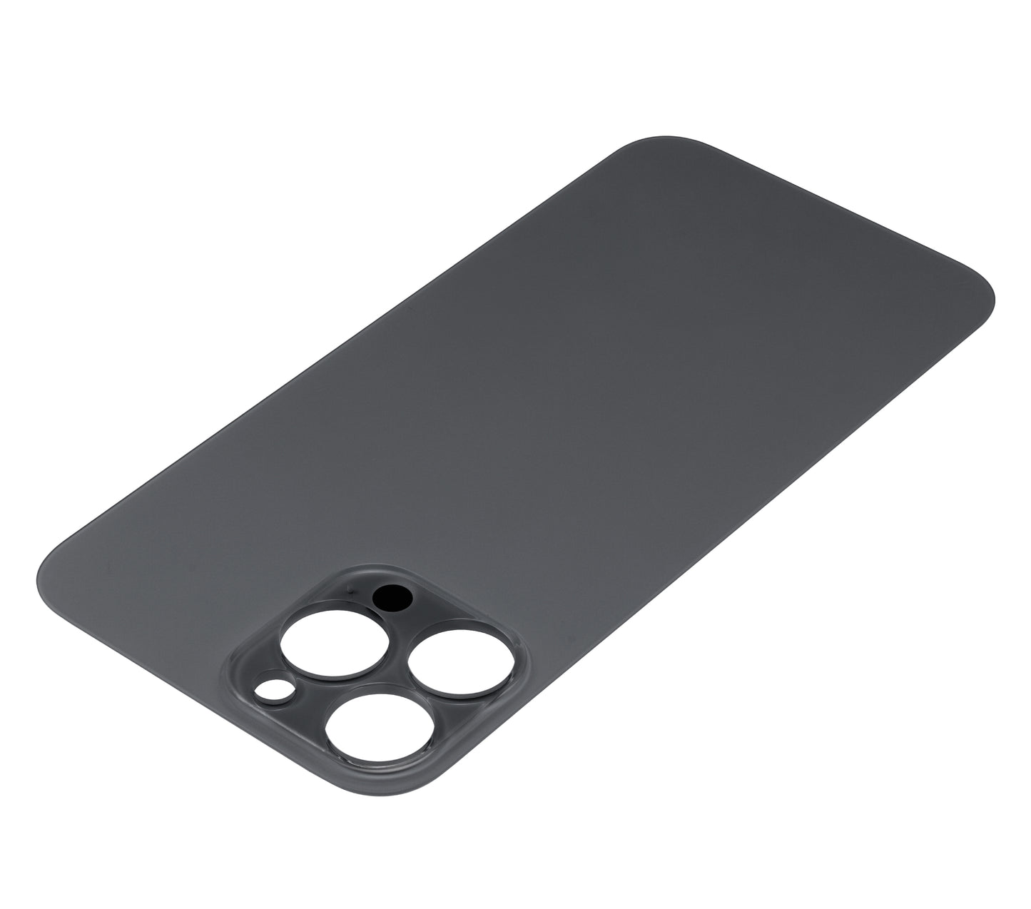 Back Glass With 3M Adhesive For iPhone 13 Pro Max (No Logo / Large Camera Hole) (Graphite)