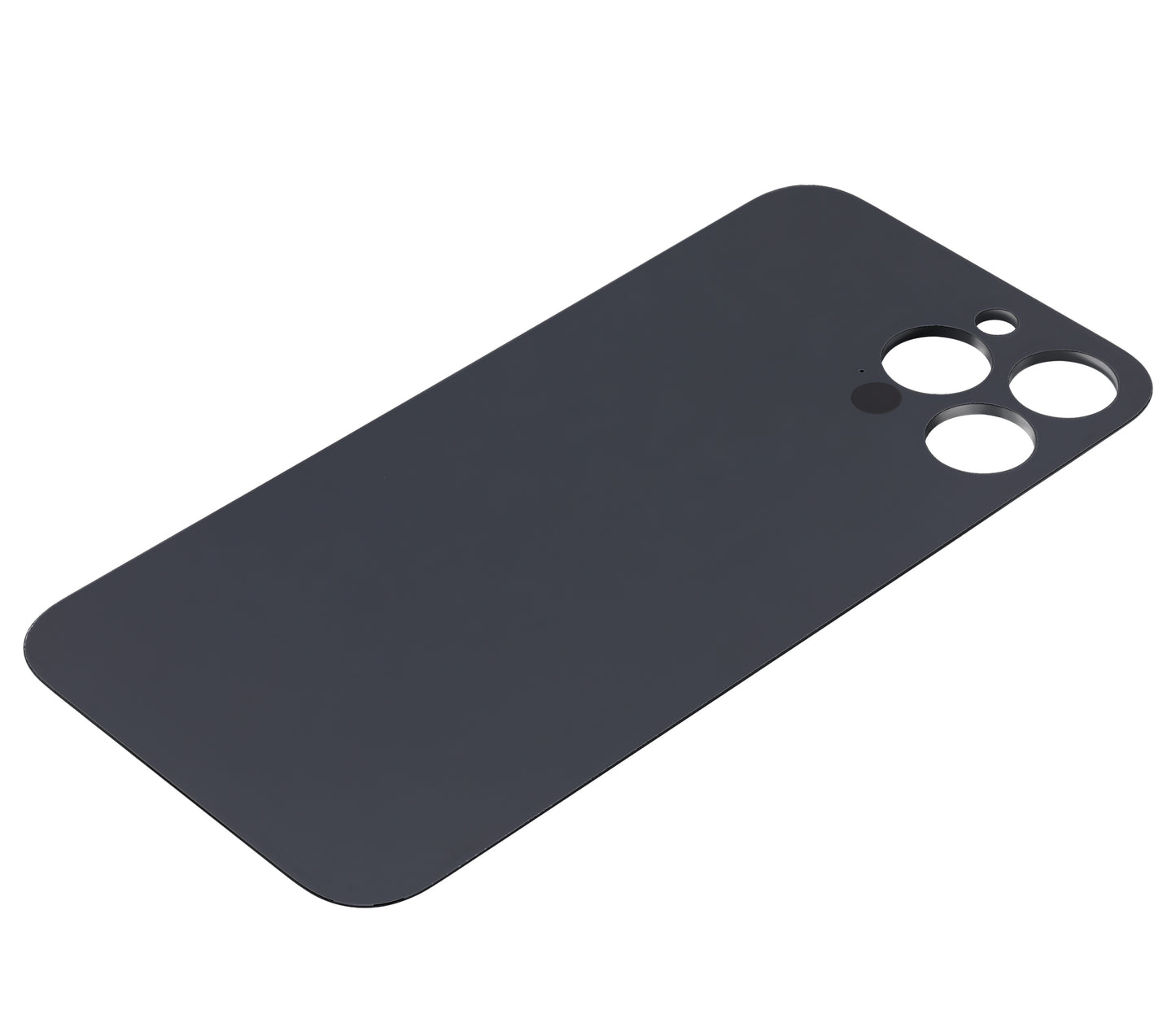 Back Glass With 3M Adhesive For iPhone 13 Pro Max (No Logo / Large Camera Hole) (Graphite)