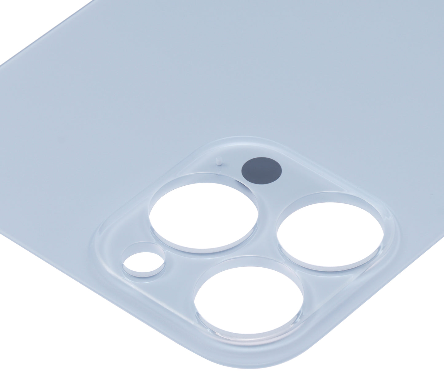 Back Glass With 3M Adhesive For iPhone 13 Pro Max (No Logo / Large Camera Hole) (Sierra Blue)