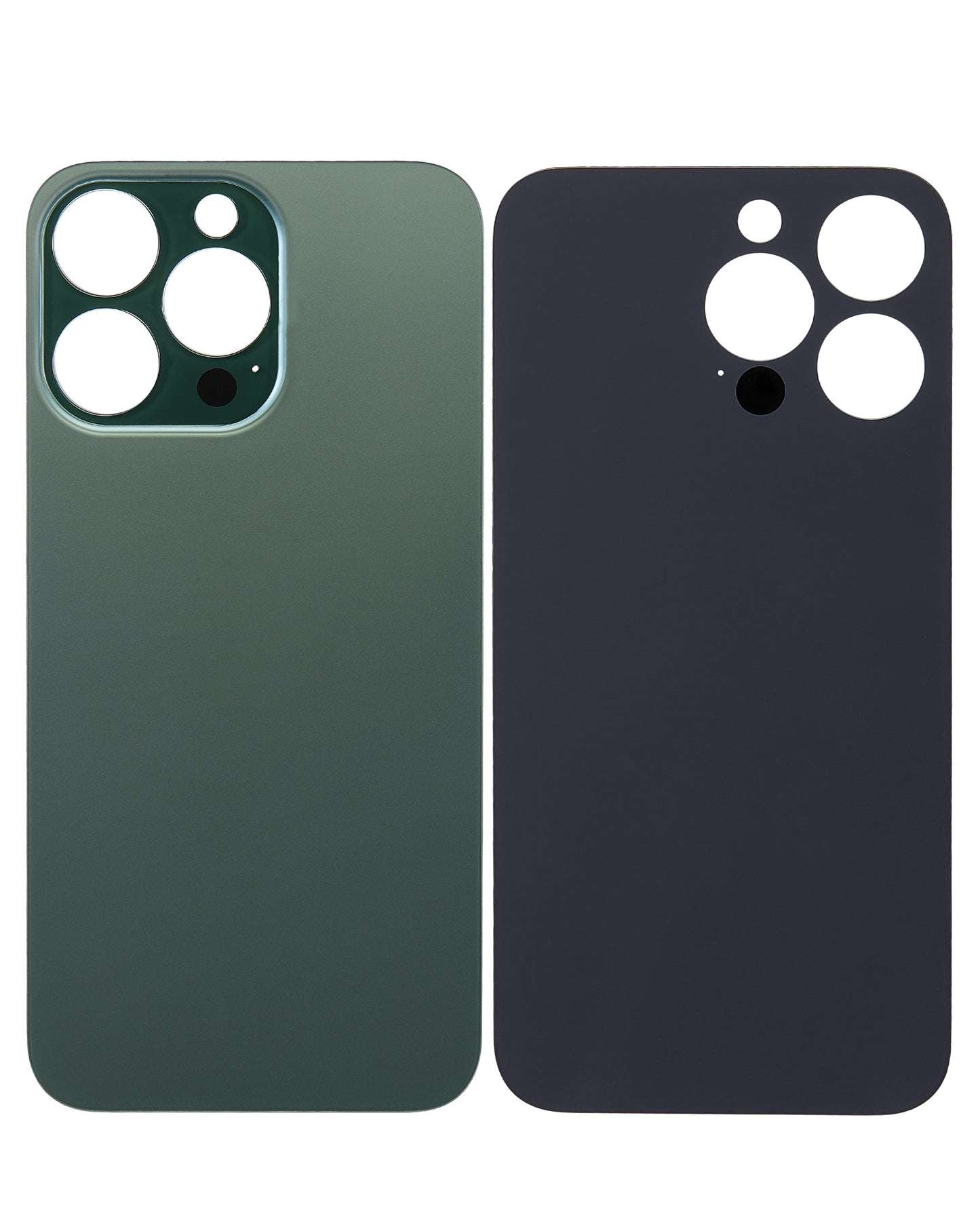 Back Glass With 3M Adhesive For iPhone 13 Pro (No Logo / Large Camera Hole) (Alpine Green)