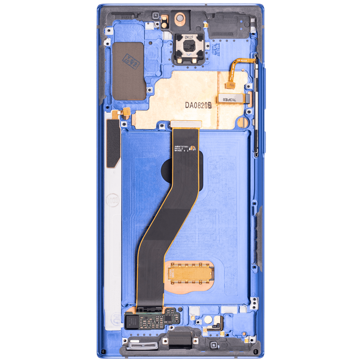OLED Assembly With Frame For Samsung Galaxy Note 10 Plus / 5G (Aftermarket Plus) (Blue)