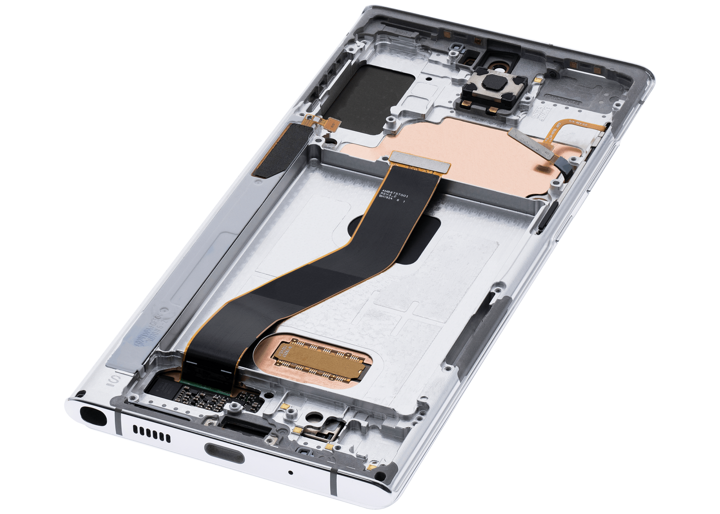 OLED Assembly With Frame For Samsung Galaxy Note 10 Plus / 5G (Aftermarket Plus) (Aura White)