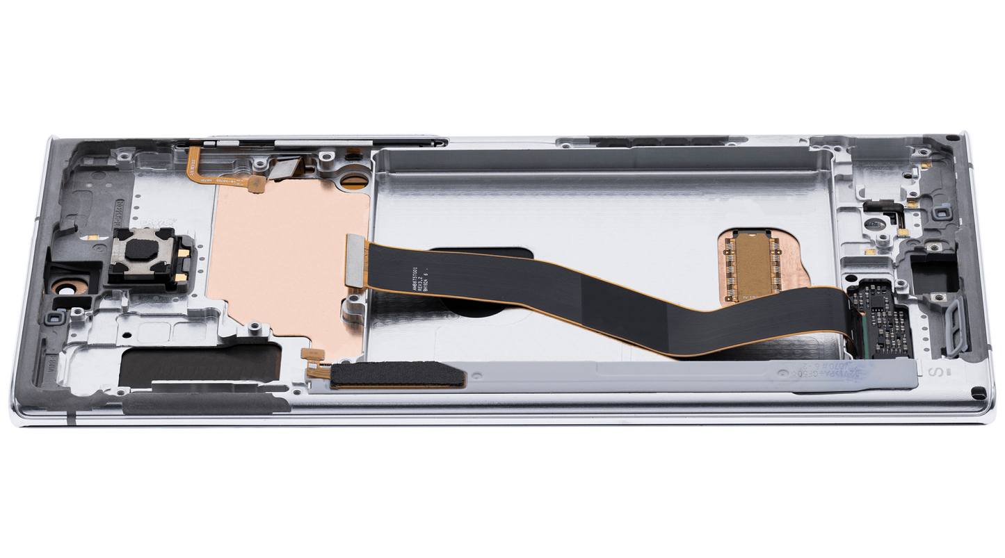 OLED Assembly With Frame For Samsung Galaxy Note 10 Plus / 5G (Aftermarket Plus) (Aura White)