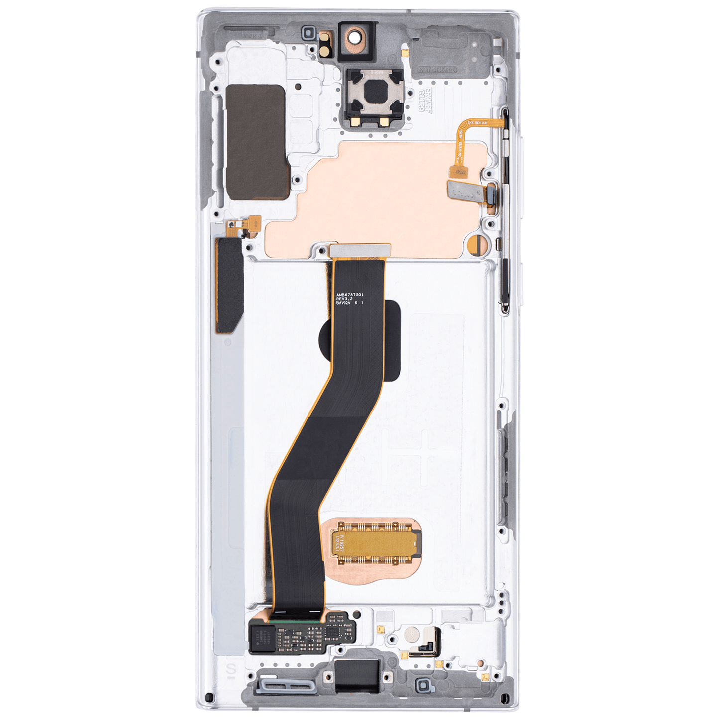 OLED Assembly With Frame For Samsung Galaxy Note 10 Plus / 5G (Aftermarket Plus) (Aura White)