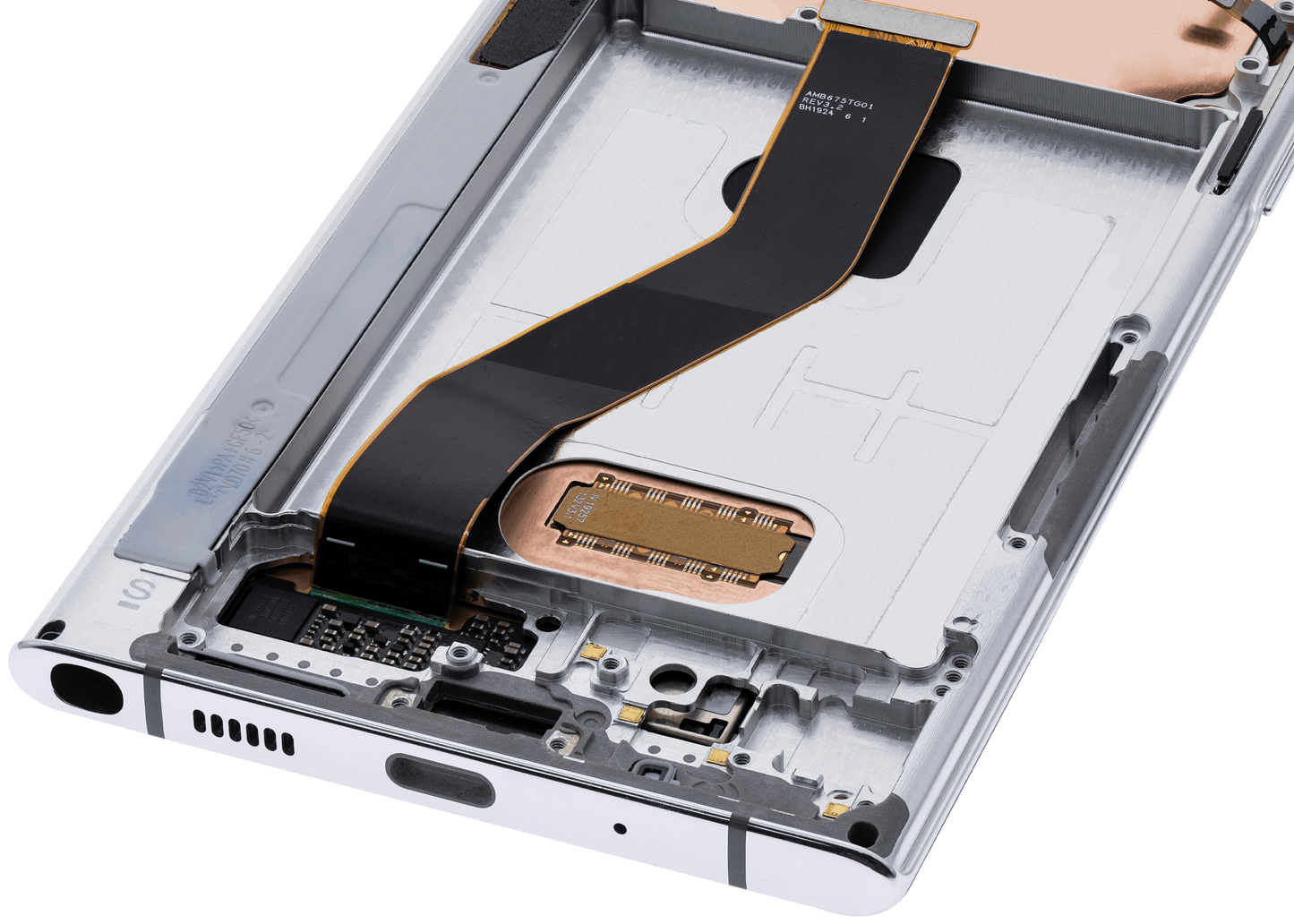 OLED Assembly With Frame For Samsung Galaxy Note 10 Plus / 5G (Aftermarket Plus) (Aura White)