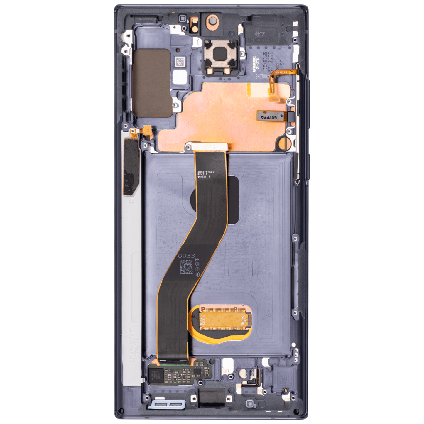 OLED Assembly With Frame For Samsung Galaxy Note 10 Plus / 5G (Aftermarket Plus) (Aura Black)