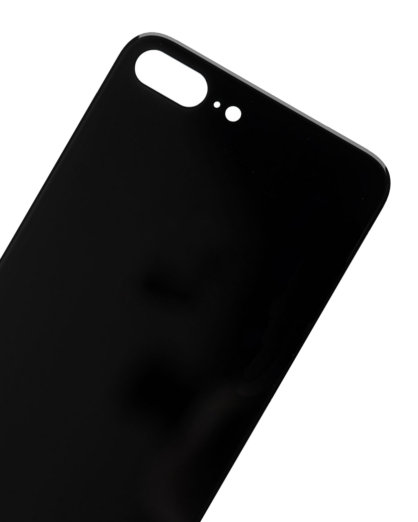 Back Glass With 3M Adhesive For iPhone 8 Plus (No Logo / Large Camera Hole) (Space Gray)
