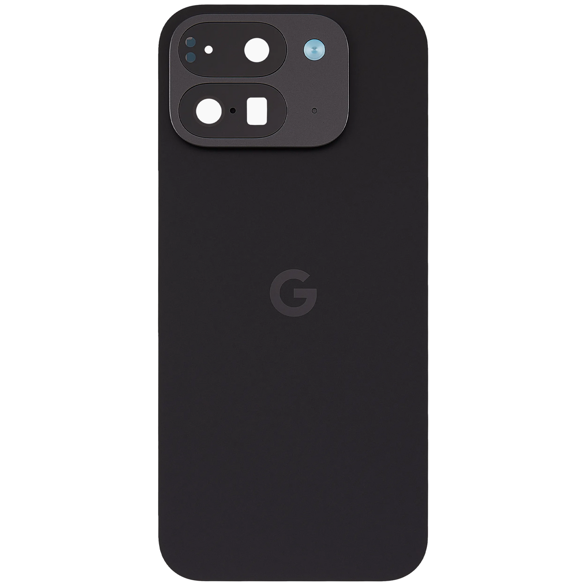Back Cover Glass For Google Pixel 9 Pro Fold (Used OEM Pull: Grade A) (Obsidian) - repair component alternate view
