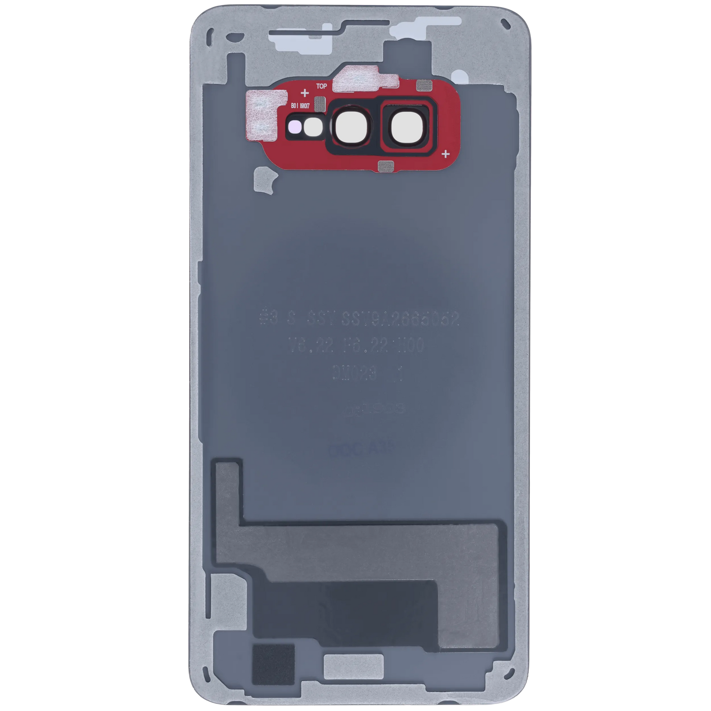 Back cover Glass With Camera Lens For Samsung Galaxy S10e (Service Pack) (Red)