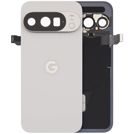 Back Cover Housing With NFC For Google Pixel 10 Pro (Used OEM Pull: Grade A) (Porcelain) - replacement part product view