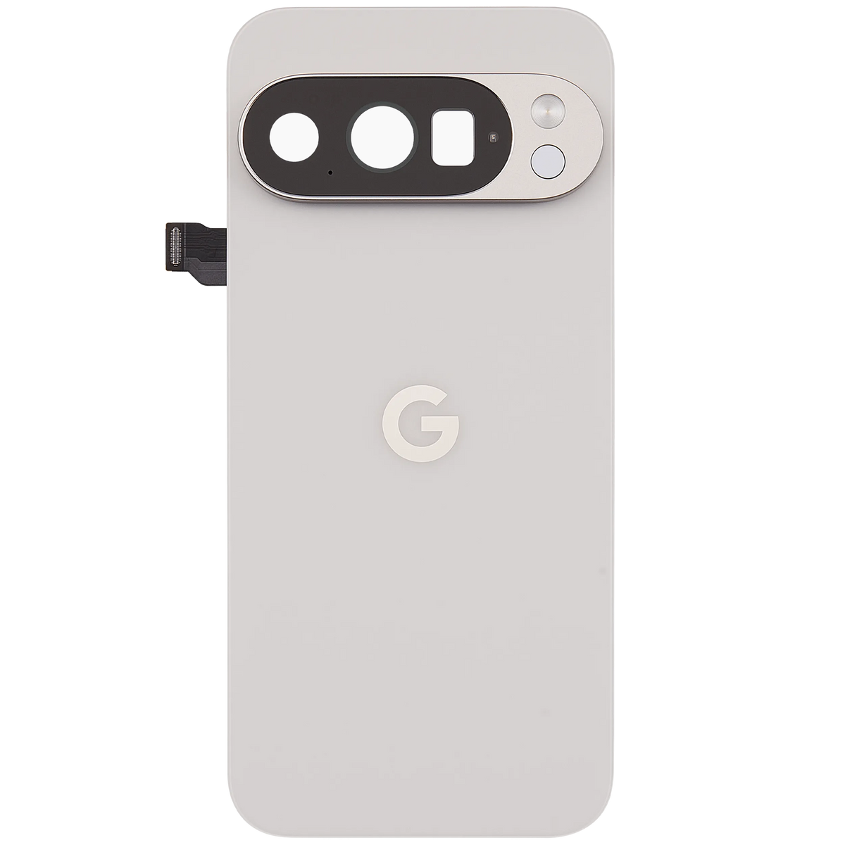 Back Cover Housing With NFC For Google Pixel 10 Pro (Used OEM Pull: Grade A) (Porcelain) - repair component alternate view