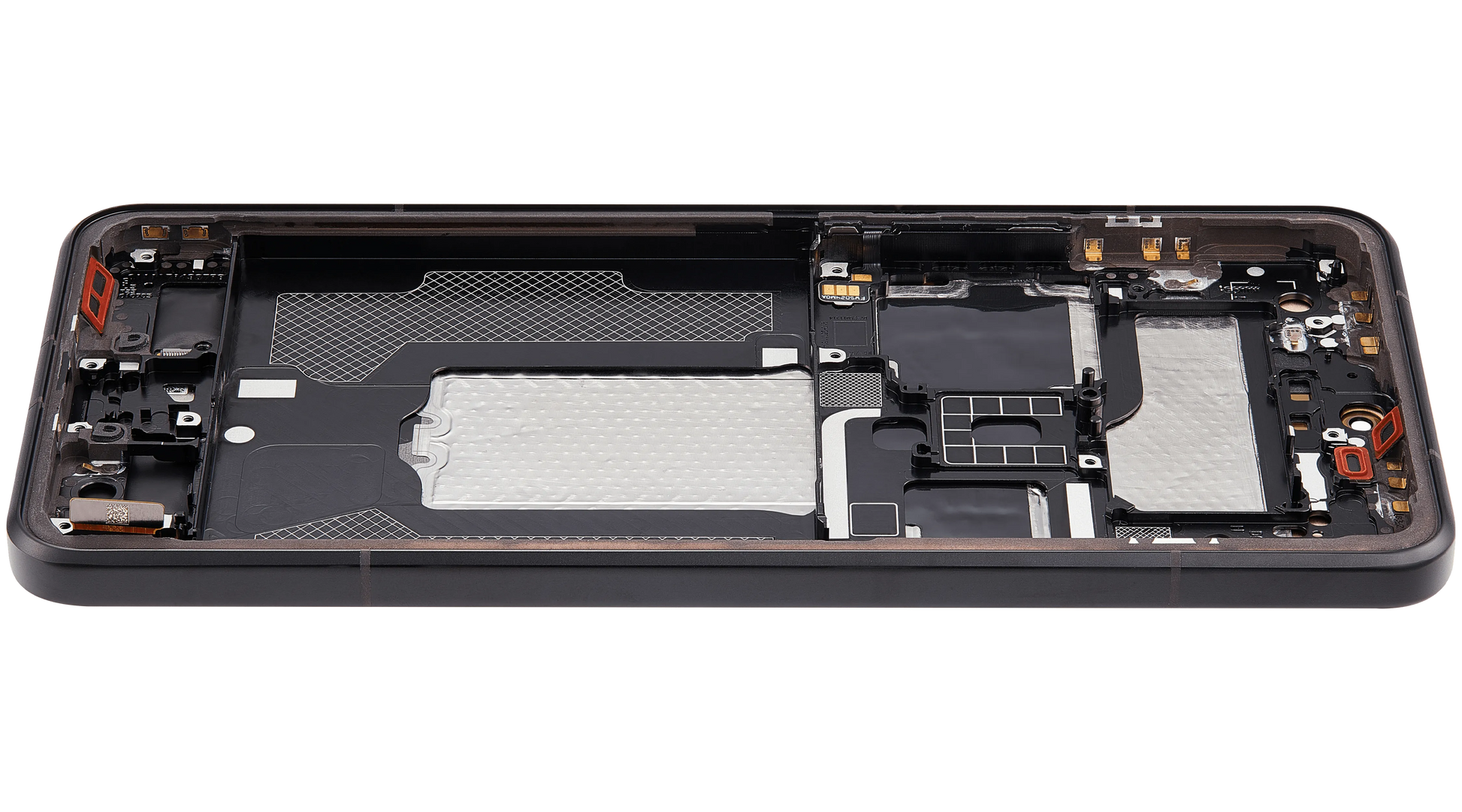OLED Assembly With Frame For Xiaomi 15 Ultra (Refurbished) (Black) – device repair component close-up – OLED Display Replacement for phone repair