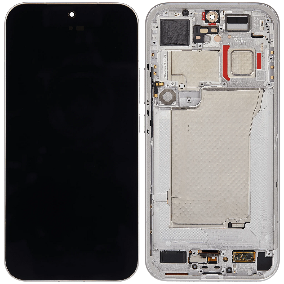 OLED Assembly With Frame For Xiaomi 17 Pro Max (Refurbished) (White) – mobile replacement component detail – OLED Display Replacement for phone repair