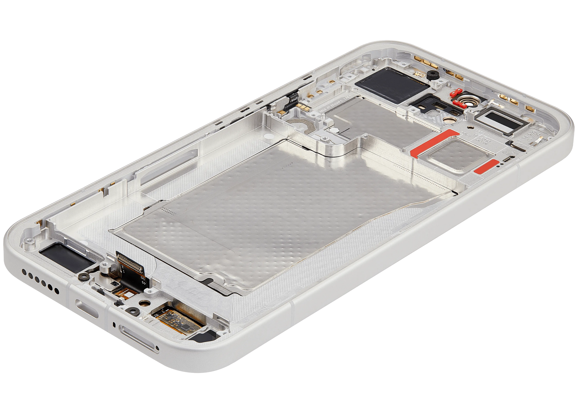 OLED Assembly With Frame For Xiaomi 17 Pro Max (Refurbished) (White) – device repair component close-up – OLED Display Replacement for phone repair