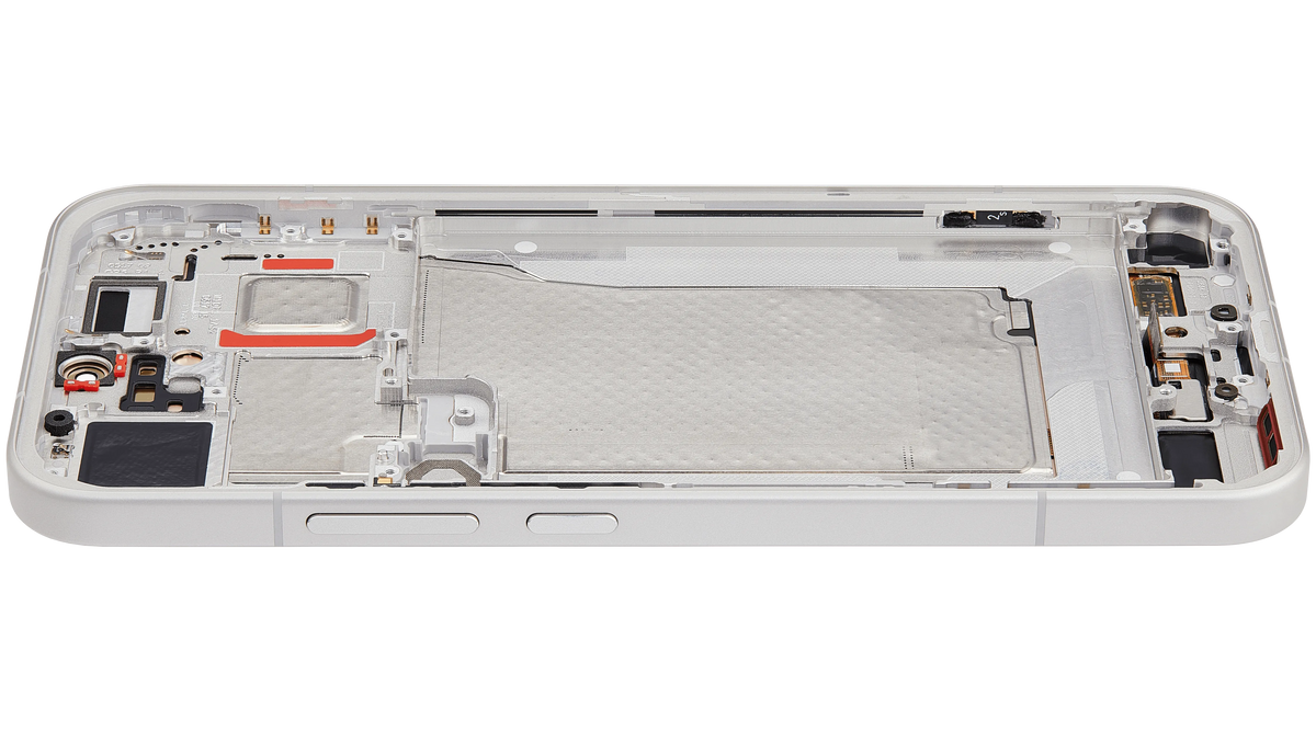 OLED Assembly With Frame For Xiaomi 17 Pro Max (Refurbished) (White) – phone repair part product angle – OLED Display Replacement for phone repair