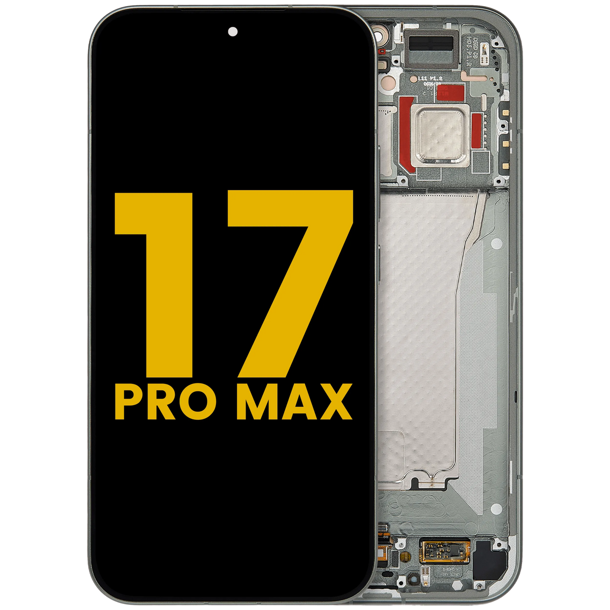 OLED Assembly With Frame For Xiaomi 17 Pro Max (Refurbished) (Green) – replacement part product view – OLED Display Replacement for phone repair