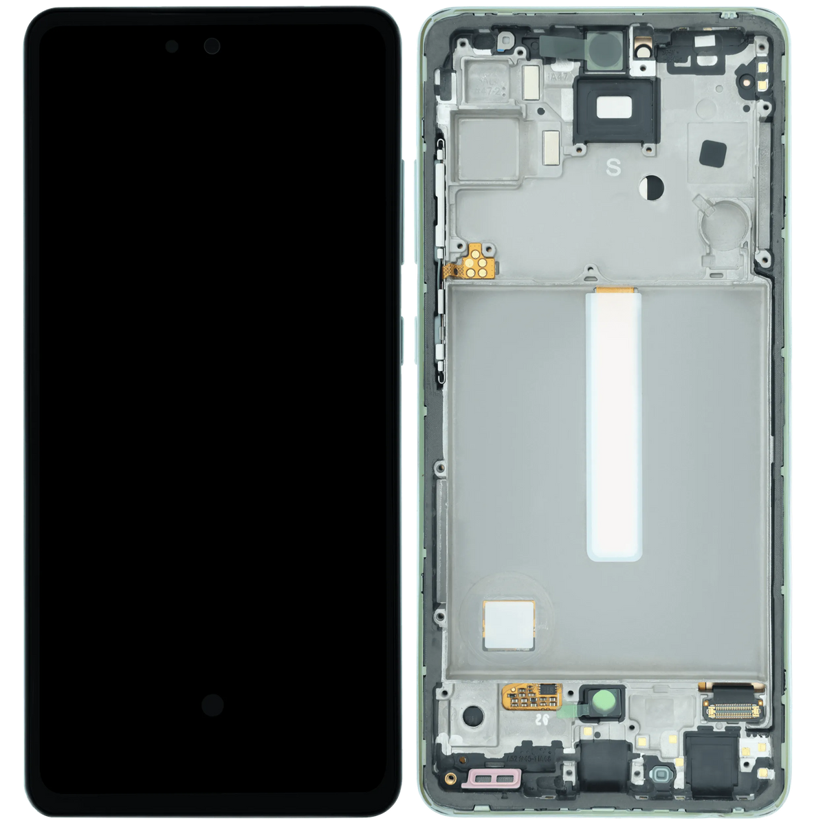 OLED Assembly With Frame For Samsung Galaxy A52s 5G (A528 / 2021) (Service Pack) (Awesome Mint) - product image 6