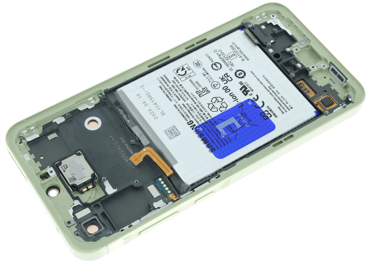 OLED Assembly With Frame For Samsung Galaxy A55 (A556 / 2024) (Service Pack) (Lemon) - product image 5