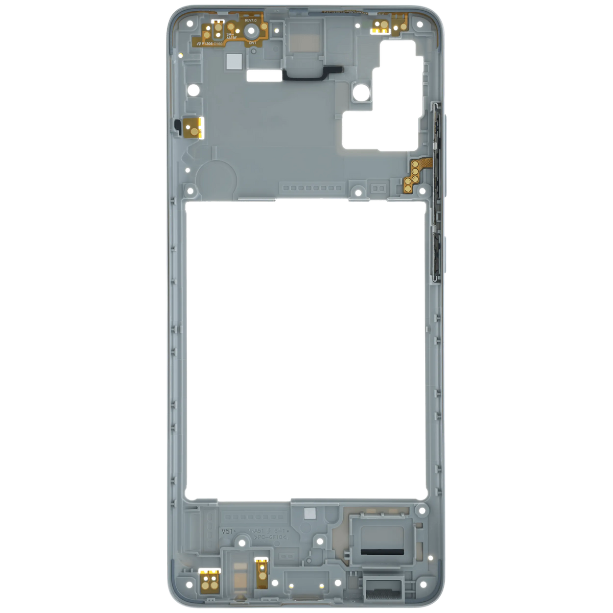 Mid-Frame Housing For Samsung Galaxy A51 (A515) (Service Pack) (White) - product image 3