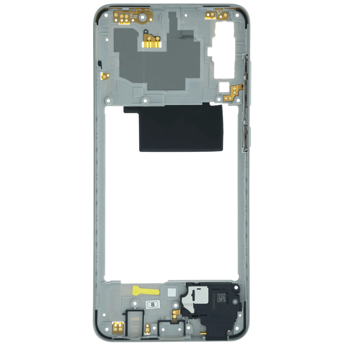 Mid-Frame Housing Compatible For Samsung Galaxy A70 (A705) (Service Pack) (White) - product image 3