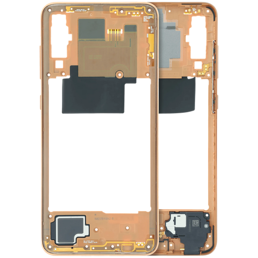 Mid-Frame Housing Compatible For Samsung Galaxy A70 (A705) (Service Pack) (Orange) - product image 1