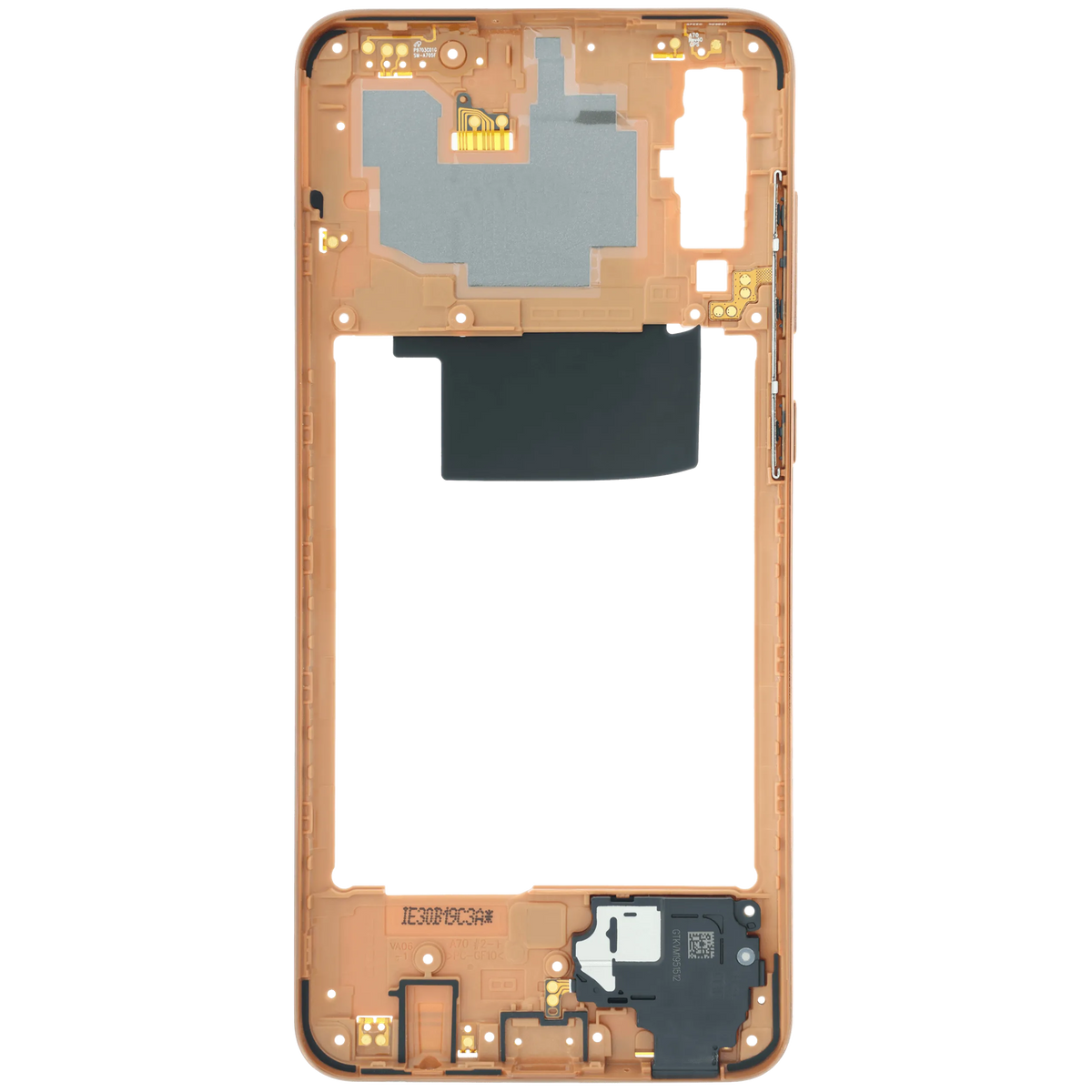Mid-Frame Housing Compatible For Samsung Galaxy A70 (A705) (Service Pack) (Orange) - product image 3