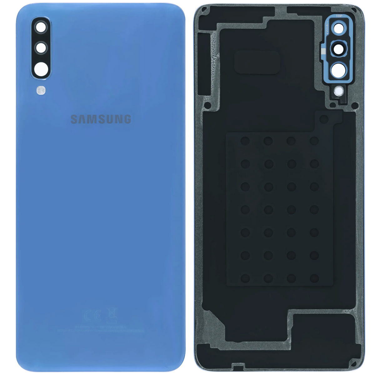 Back Cover With Camera Lens For Samsung Galaxy A70 (A705 / 2019) (Service Pack) (Blue) - product image 4