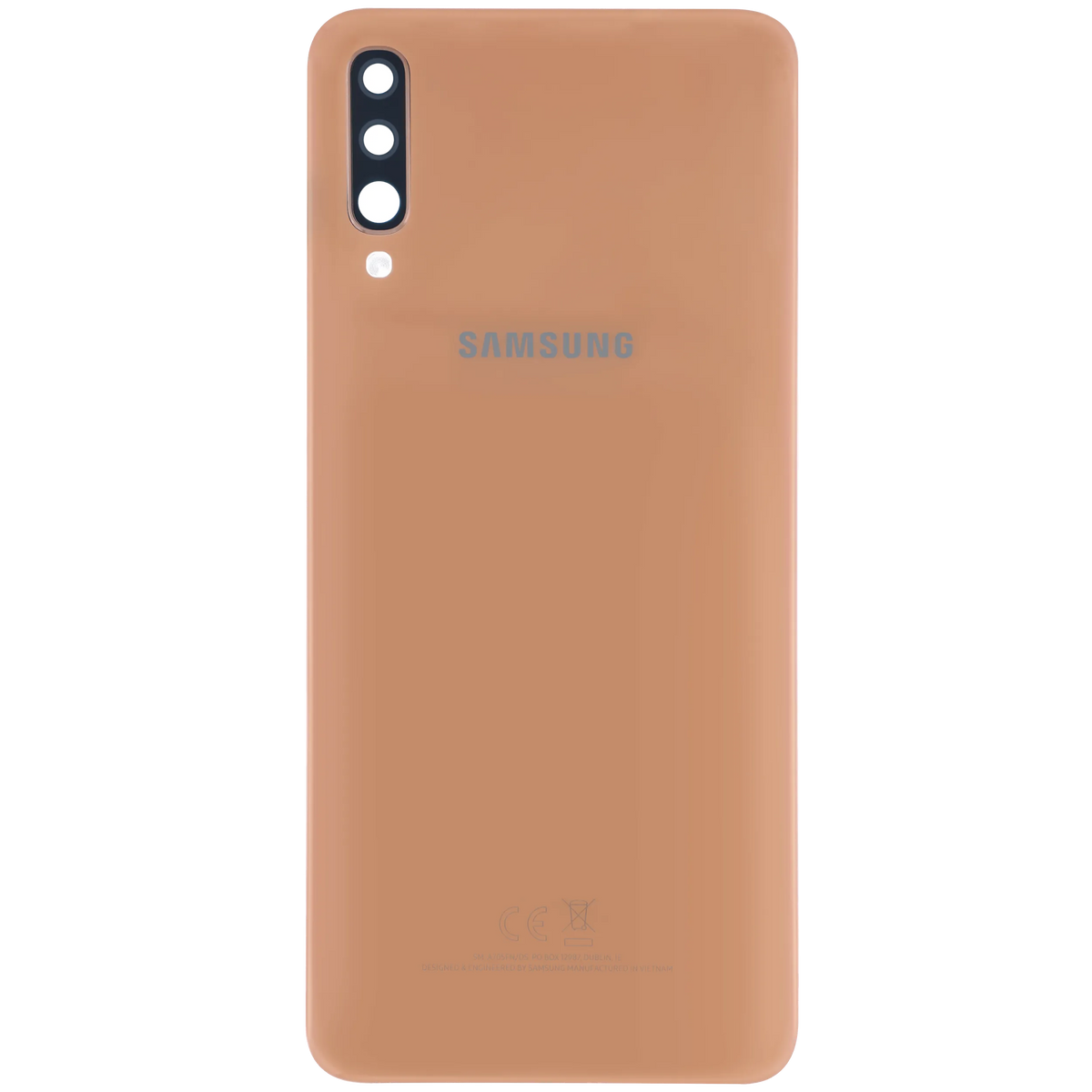 Back Cover With Camera Lens For Samsung Galaxy A70 (A705 / 2019) (Service Pack) (Orange) - product image 2