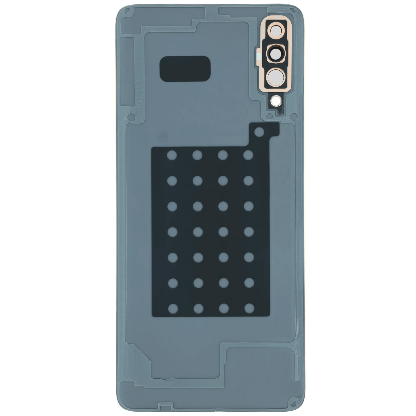 Back Cover with Camera Lens Compatible For Samsung Galaxy A70 (A705) (Service Pack) (Orange)