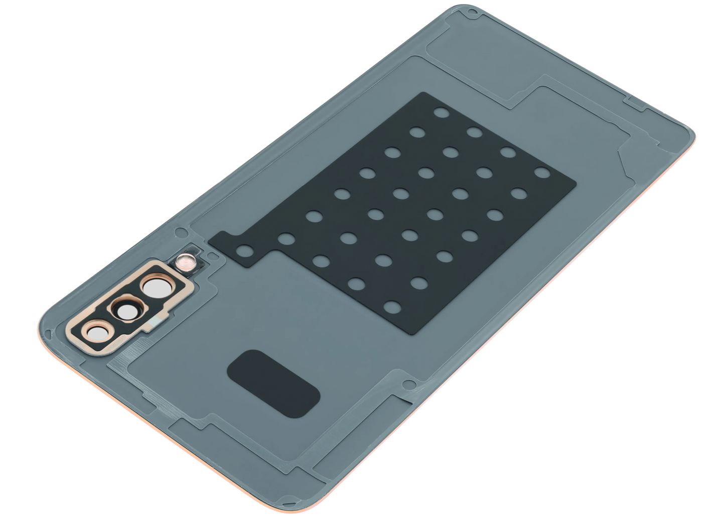 Back Cover with Camera Lens Compatible For Samsung Galaxy A70 (A705) (Service Pack) (Orange)