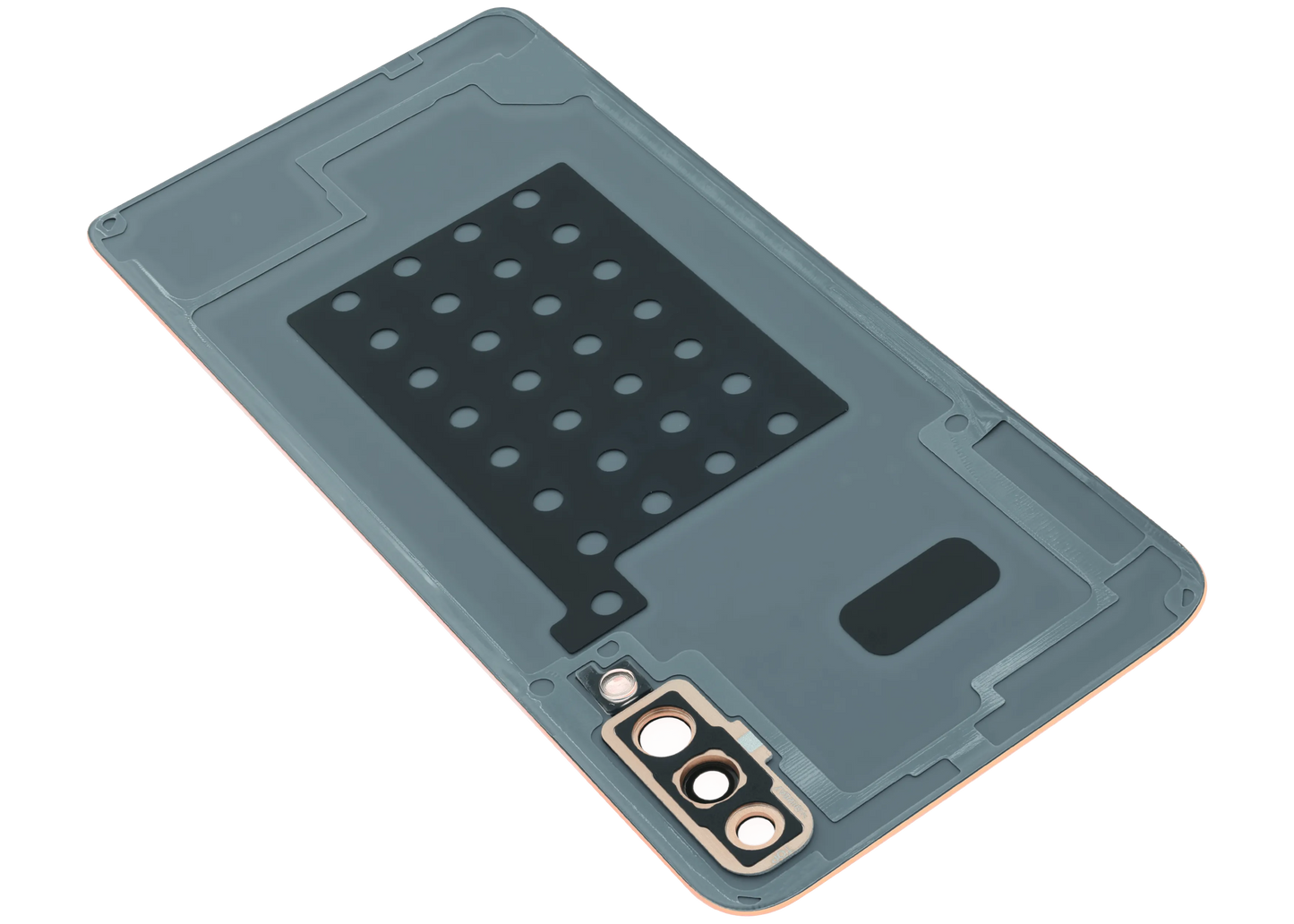 Back Cover with Camera Lens Compatible For Samsung Galaxy A70 (A705) (Service Pack) (Orange)