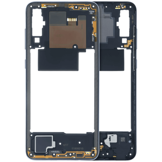Mid-Frame Housing Compatible For Samsung Galaxy A70 (A705) (Service Pack) (Black) - product image 1