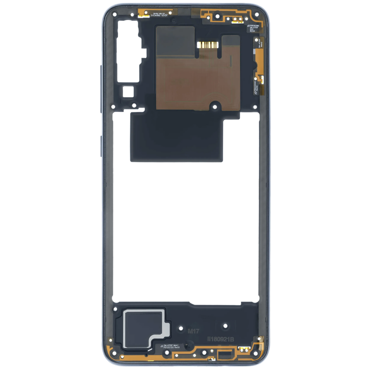 Mid-Frame Housing Compatible For Samsung Galaxy A70 (A705) (Service Pack) (Black) - product image 2