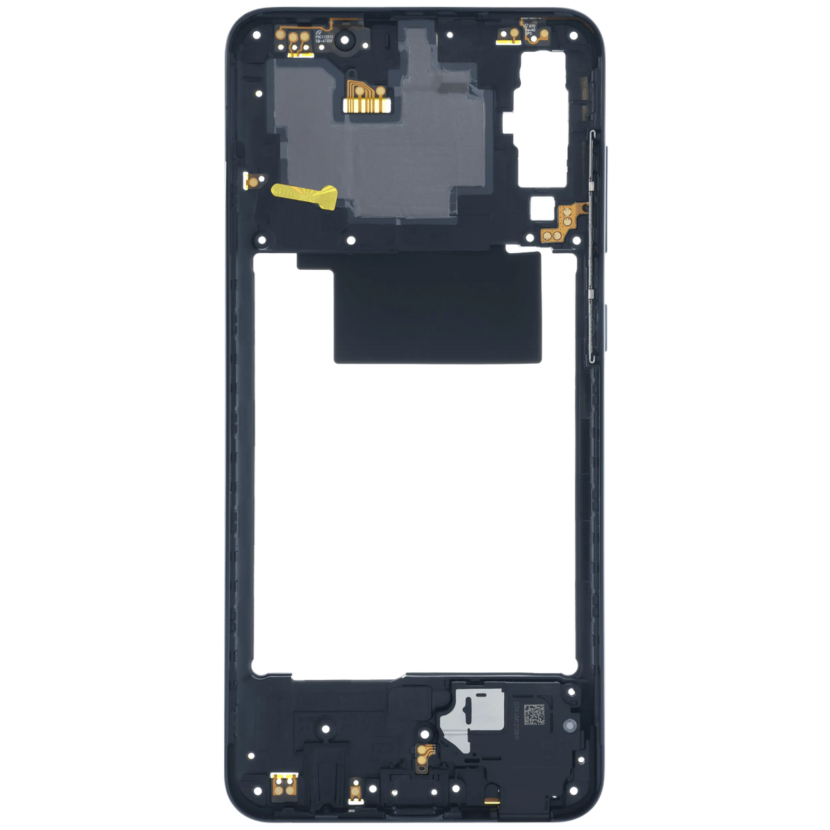 Mid-Frame Housing Compatible For Samsung Galaxy A70 (A705) (Service Pack) (Black) - product image 3