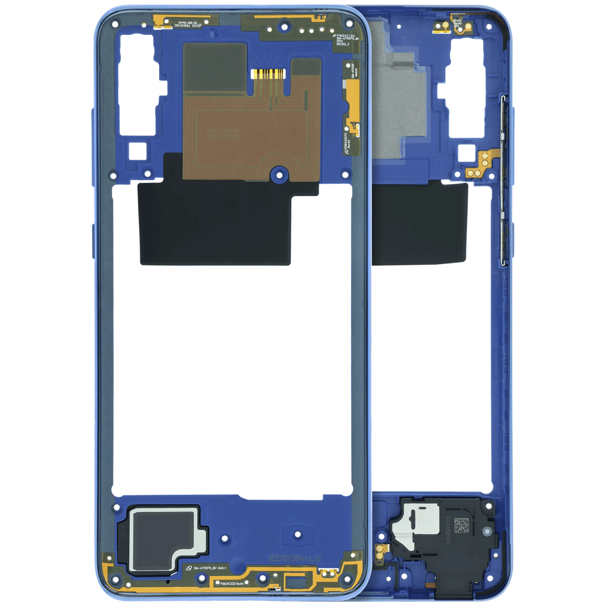 Mid-Frame Housing Compatible For Samsung Galaxy A70 (A705) (Service Pack) (Blue) - product image 1