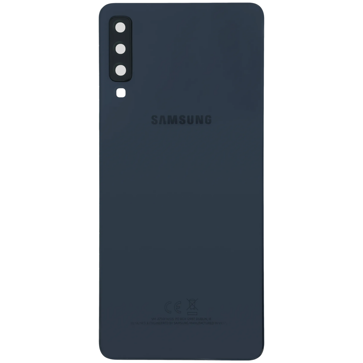 Back Cover With Camera Lens For Samsung Galaxy A7 (A750 / 2018) (Service Pack) (Black) - product image 2