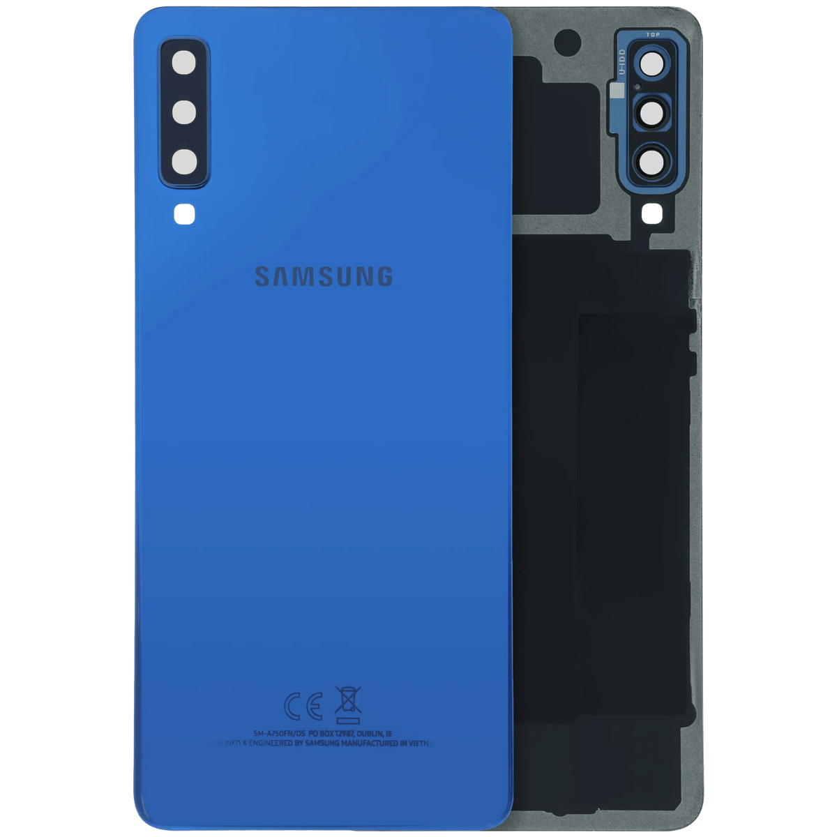 Back Cover With Camera Lens For Samsung Galaxy A7 (A750 / 2018) (Service Pack) (Blue) - product image 1