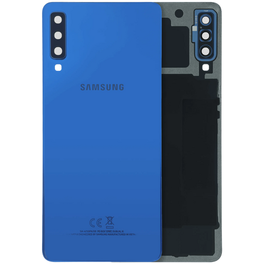 Back Cover With Camera Lens For Samsung Galaxy A7 (A750 / 2018) (Service Pack) (Blue) - product image 1