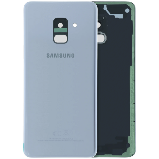 Back Cover With Camera Lens For Samsung Galaxy A8 (A530 / 2018) (Service Pack) (Gray) - product image 1