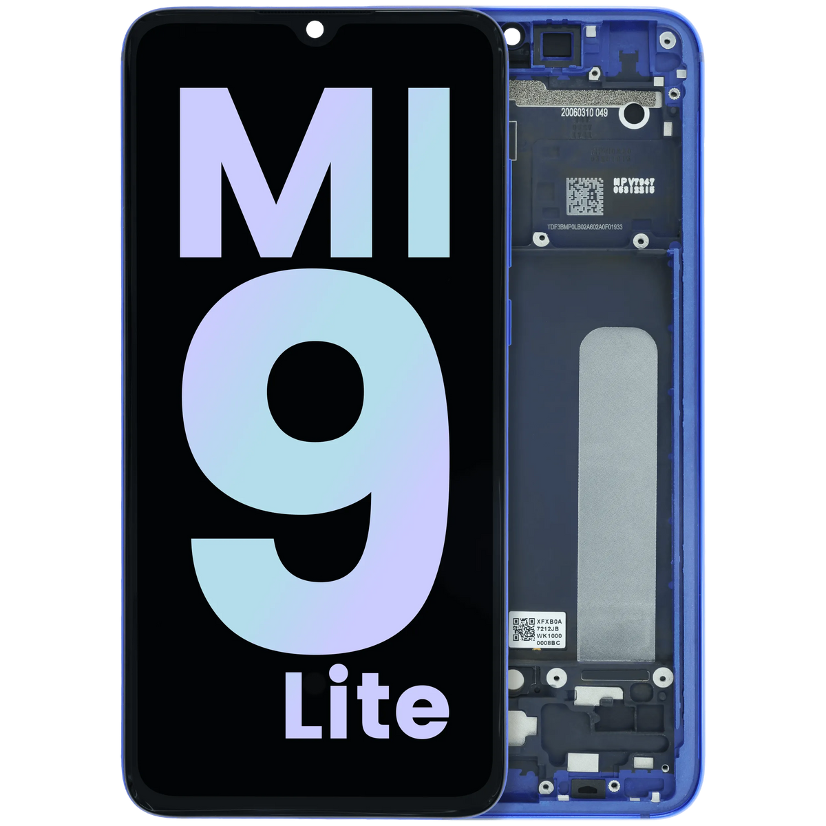 OLED Assembly With Frame Compatible For Xiaomi Mi 9 Lite (Genuine) (Blue) - replacement part product image SKU 107182200653 - image 1