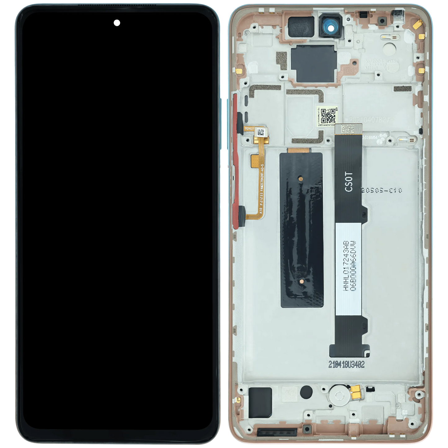 LCD Assembly With Frame For Xiaomi Mi 10T Lite 5G (Genuine) (Rose Gold) - device repair spare component image SKU 107182200674 - image 6